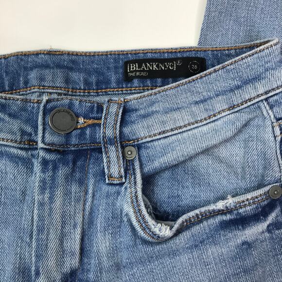 Blanknyc The Bond distressed skinny jeans sz 26 - Picture 4 of 9